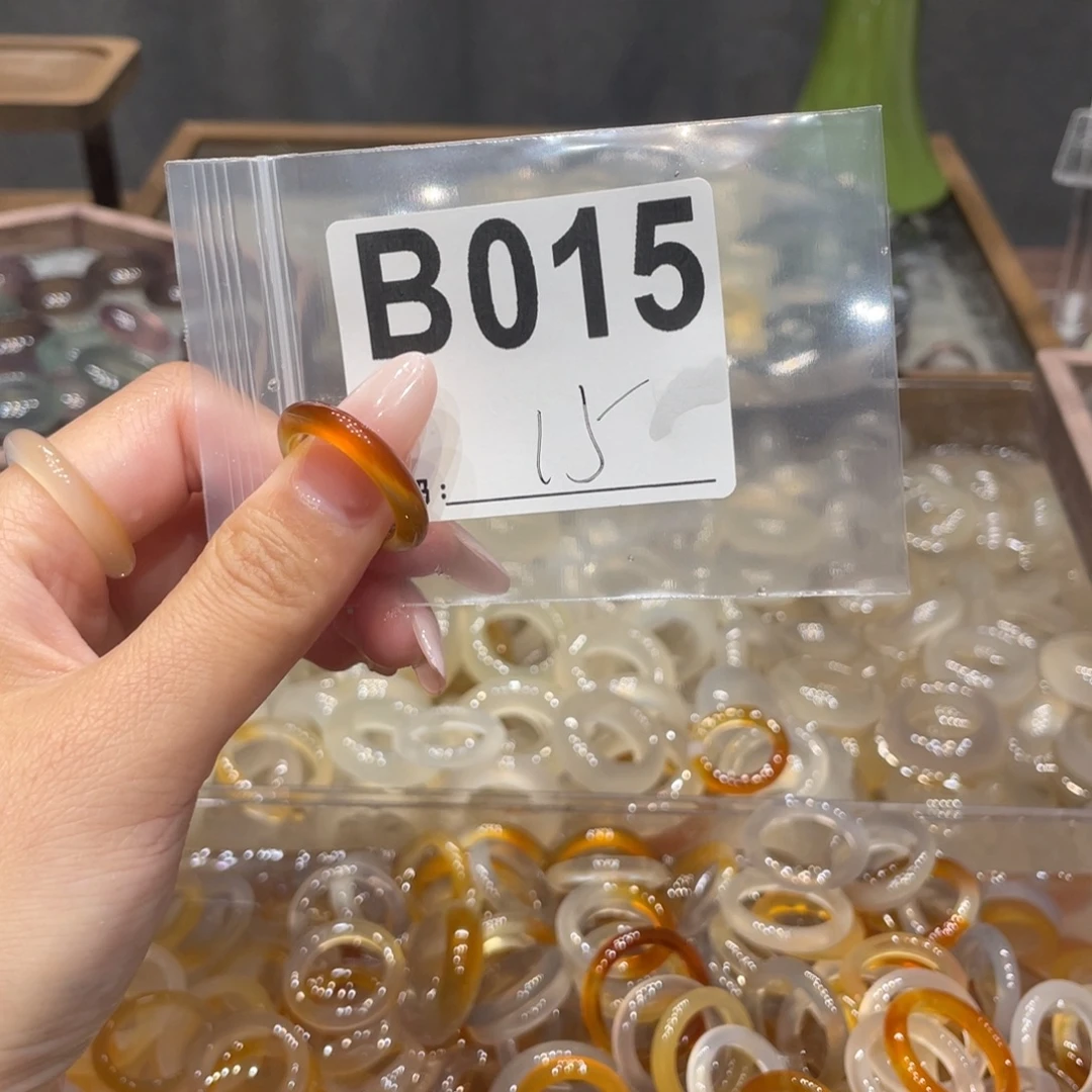 玛瑙/玉髓未镶嵌戒指015