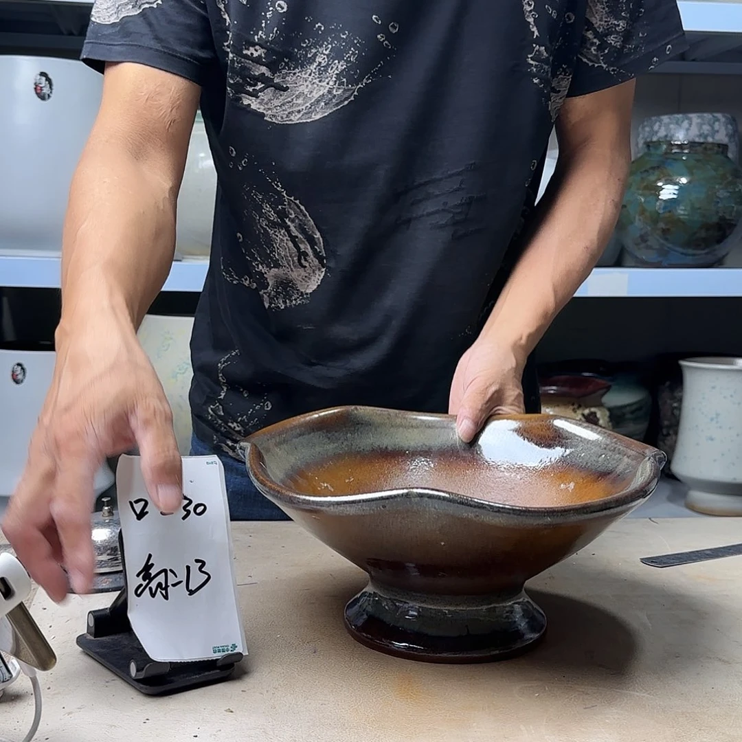 紫砂花盆尺寸30@23