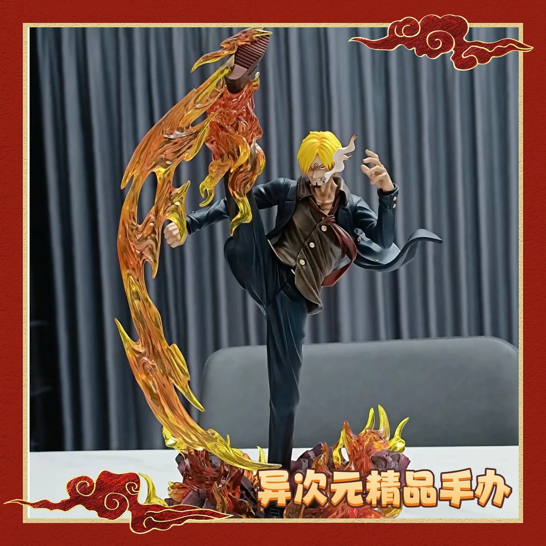 海贼王WF山治草帽团恶魔风脚三主力模型手工手办摆件周边pvc彩盒