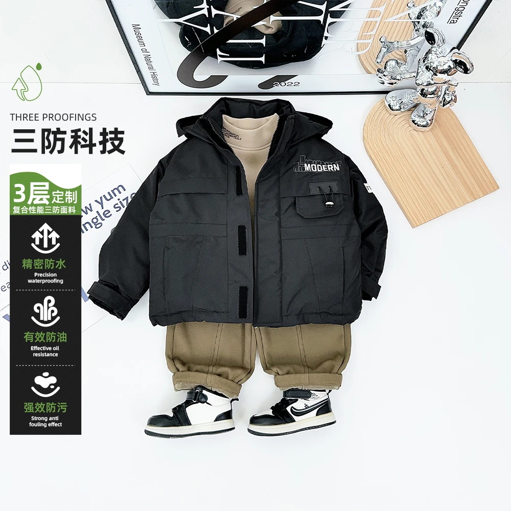 儿童棉服男童冬款加厚棉衣2025新款冬装 D-AC24215 悠悠童话童装