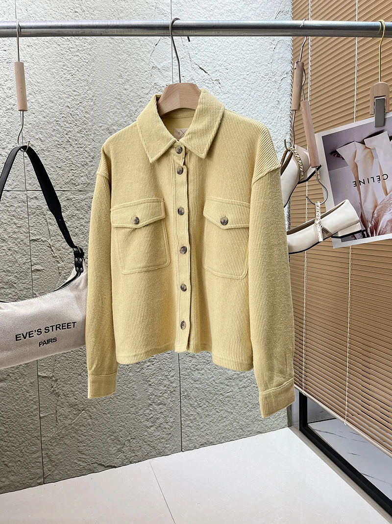 特！舒服又利薄！针织毛圈坑条！显白春季短外套 5651女装  H5198