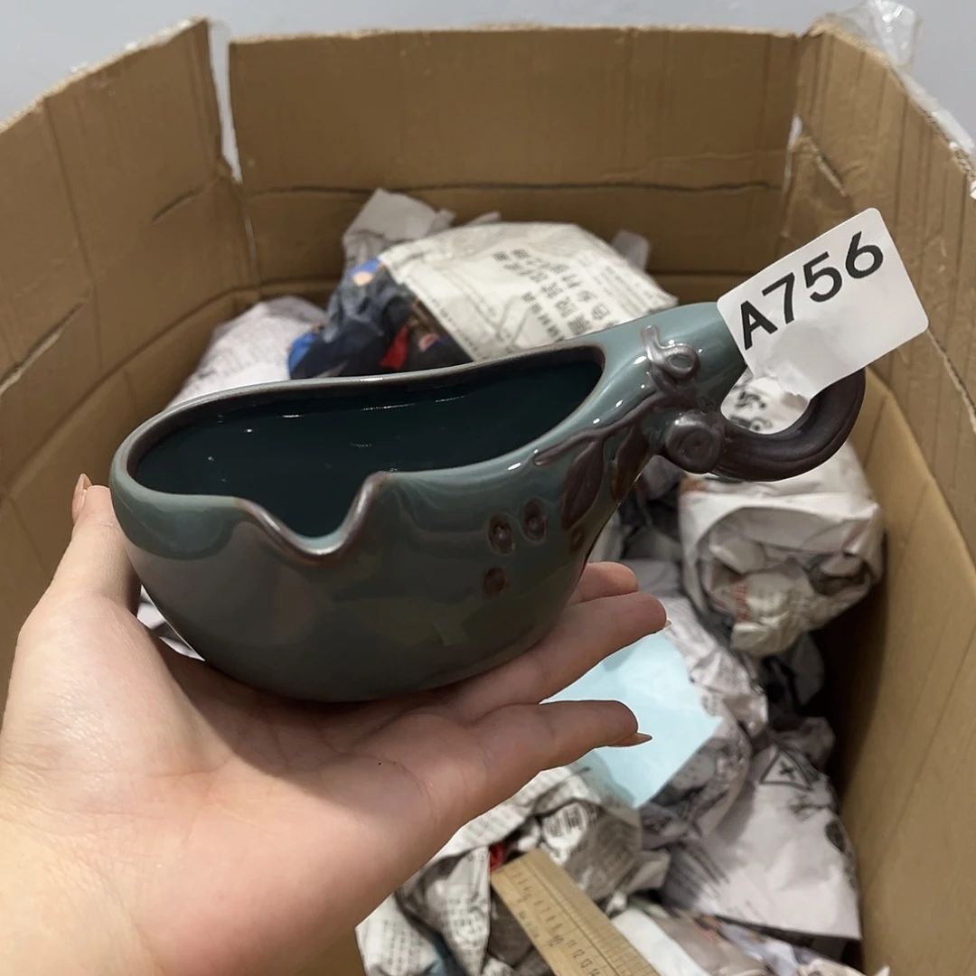瓷片茶摆件工艺品摆件666