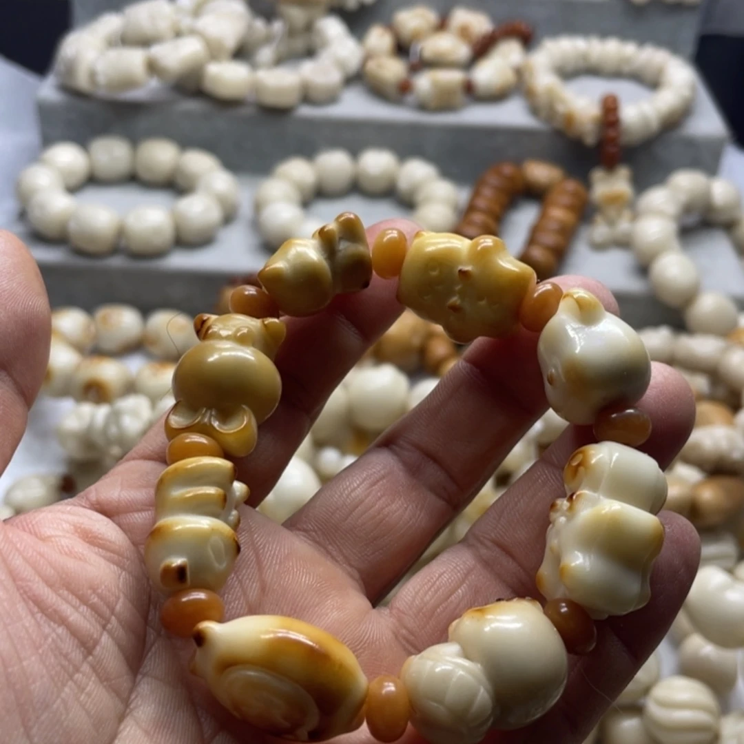 菩提根/象牙果吊坠全品象牙果动物组合