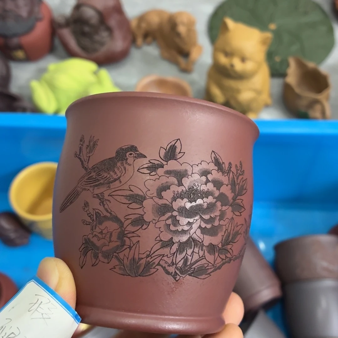 茶杯紫砂瑕疵不退不换介意勿拍
