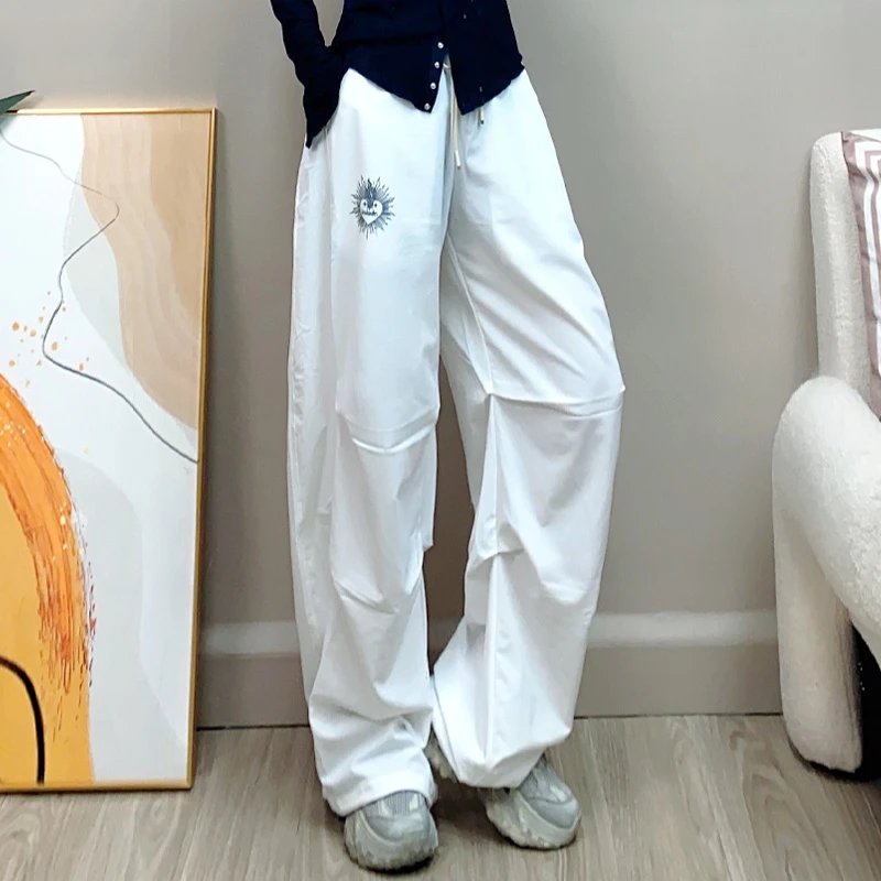 【清货/夏款】新品舞蹈时尚嘻哈弯刀裤伞兵裤休闲裤美式阔腿裤运动