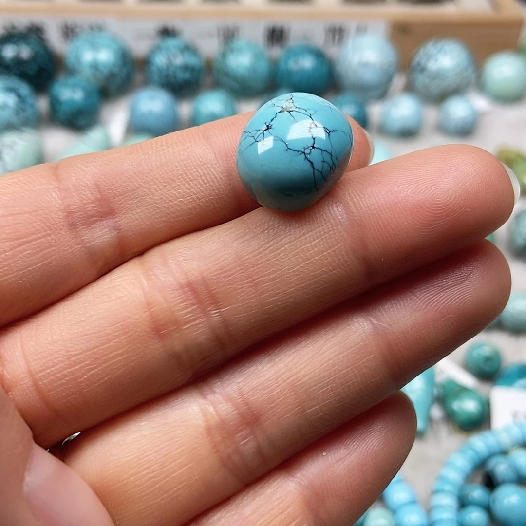 未镶嵌绿松石珠宝半成品