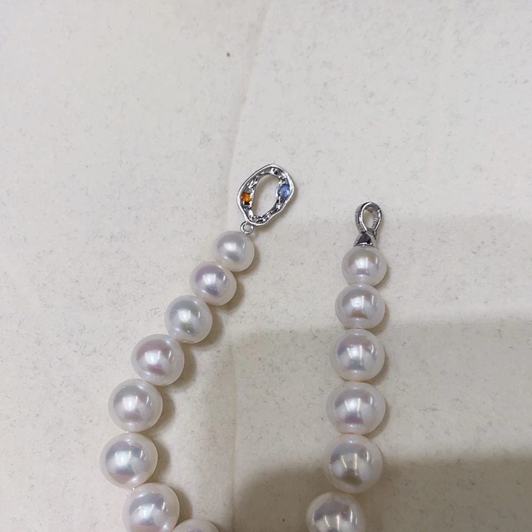 淡水珍珠手串银S925镶嵌