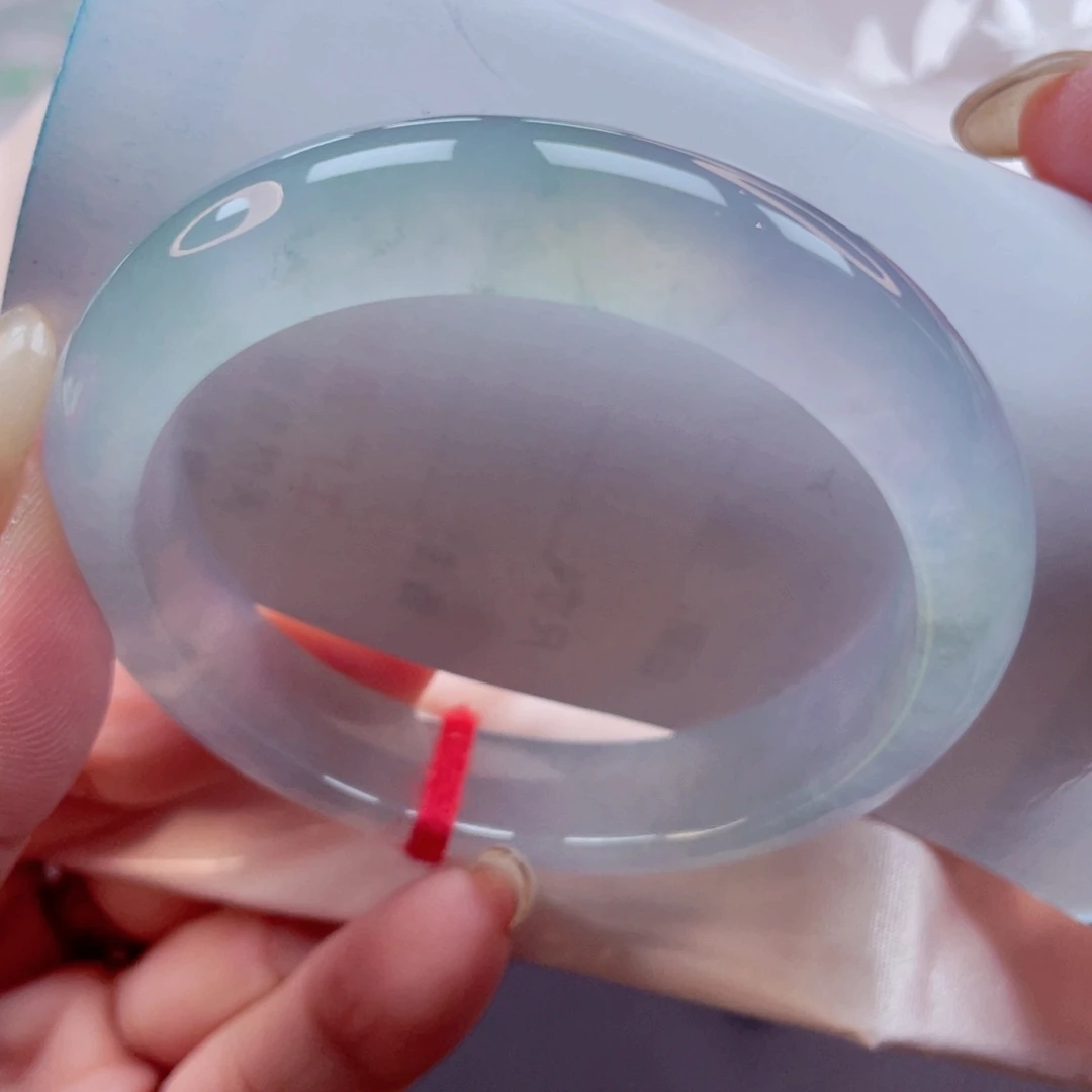 未镶嵌手镯翡翠多**梦冰透炸光小钢炮冰幻彩5253必拍 敏