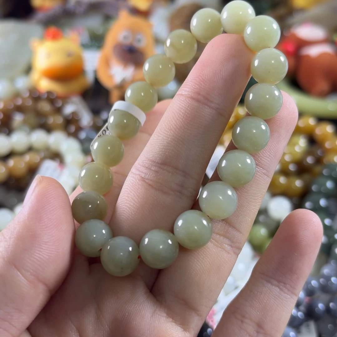 和田玉未镶嵌手链113