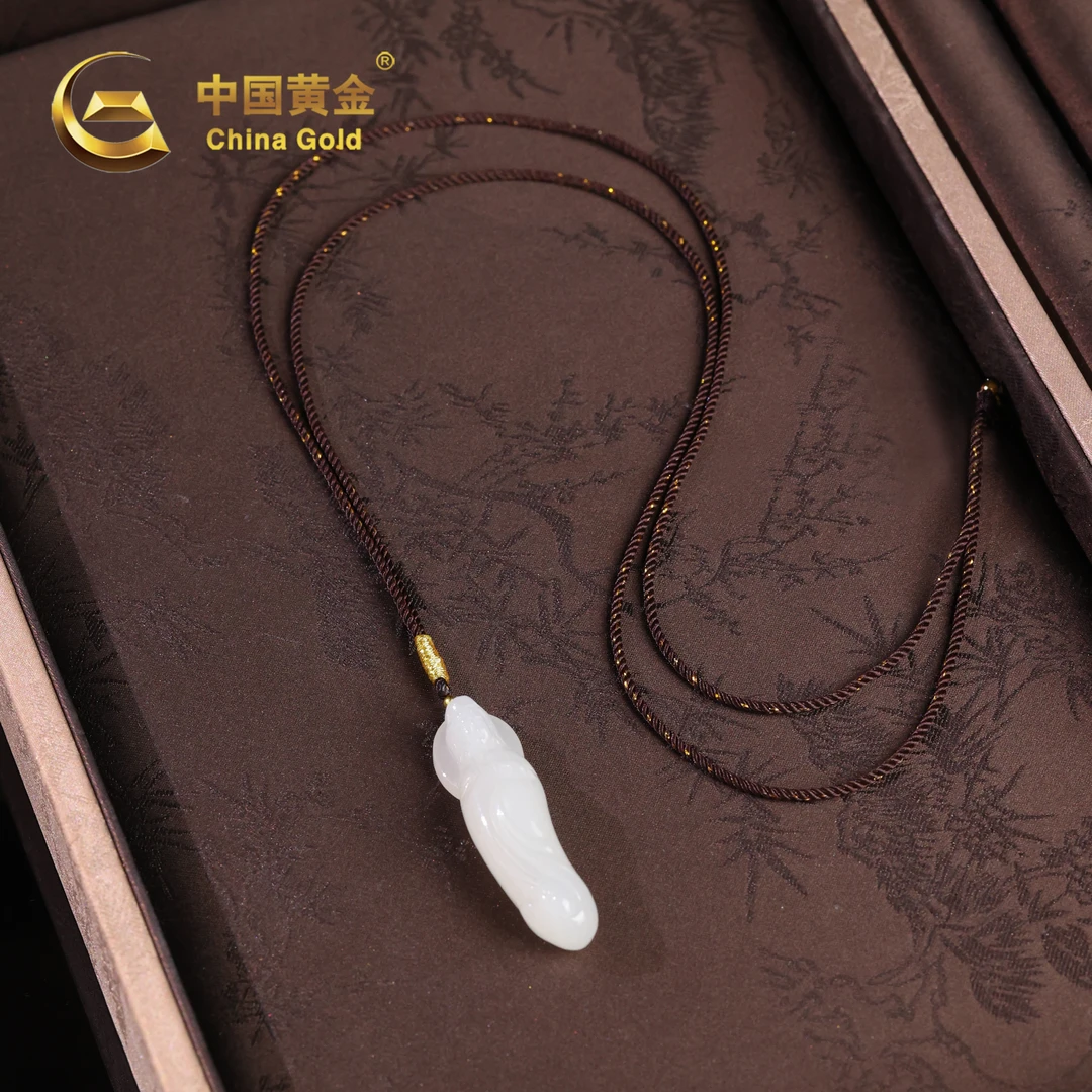 【中国黄金】时烁 | 和田玉*吊坠*未镶嵌-D10313-格
