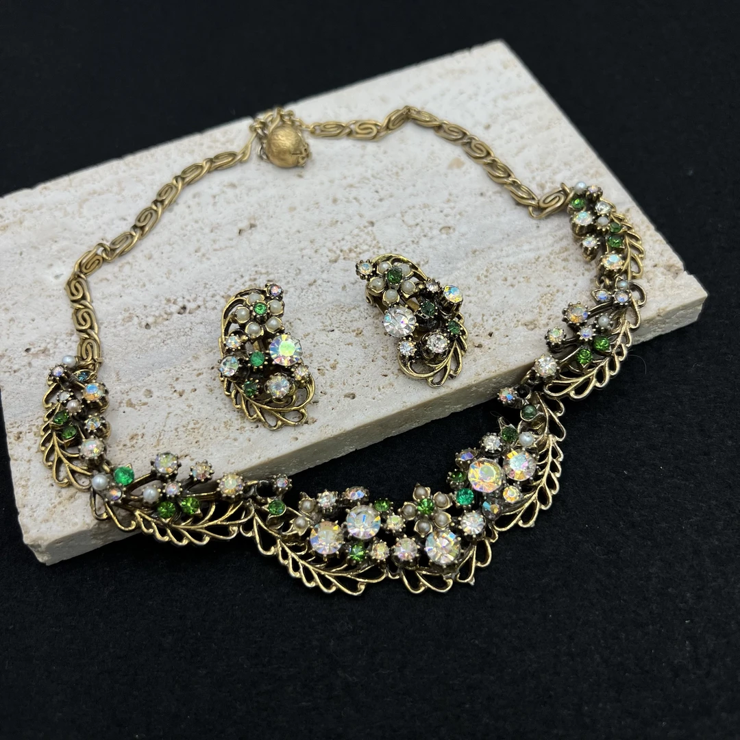 合金仿水晶项链 【Liz璇子】Florenza炫彩莱茵石项链H43675无鉴赏期