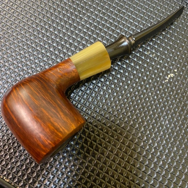 意大利分分两点金石楠木老烟斗