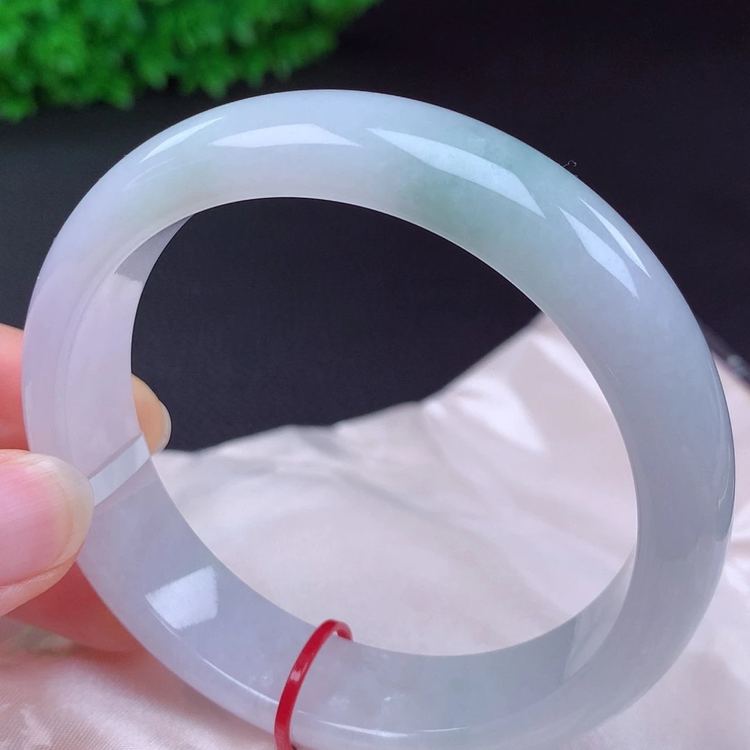 翡翠未镶嵌手镯63圈437033