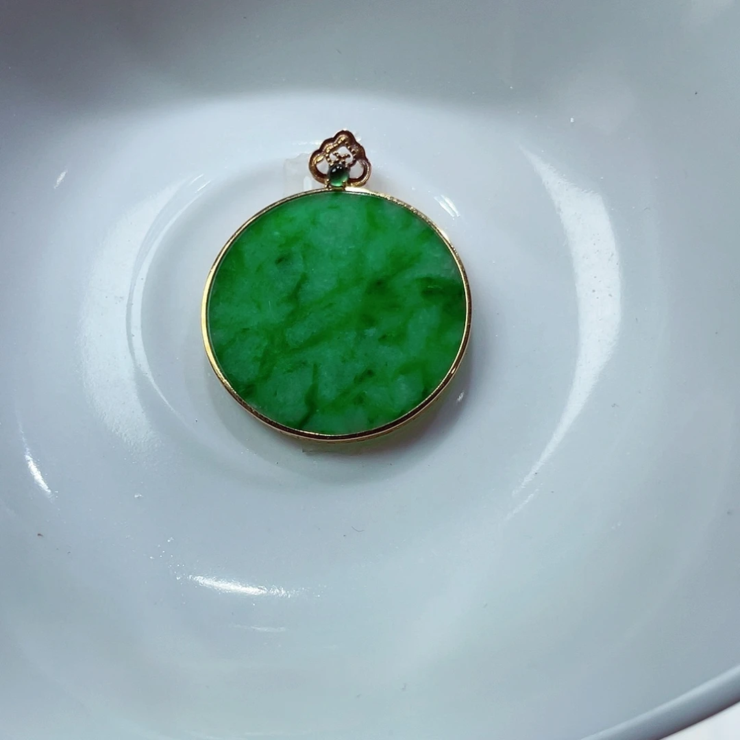 翡翠未镶嵌手链天然缅甸翡翠A货卡26