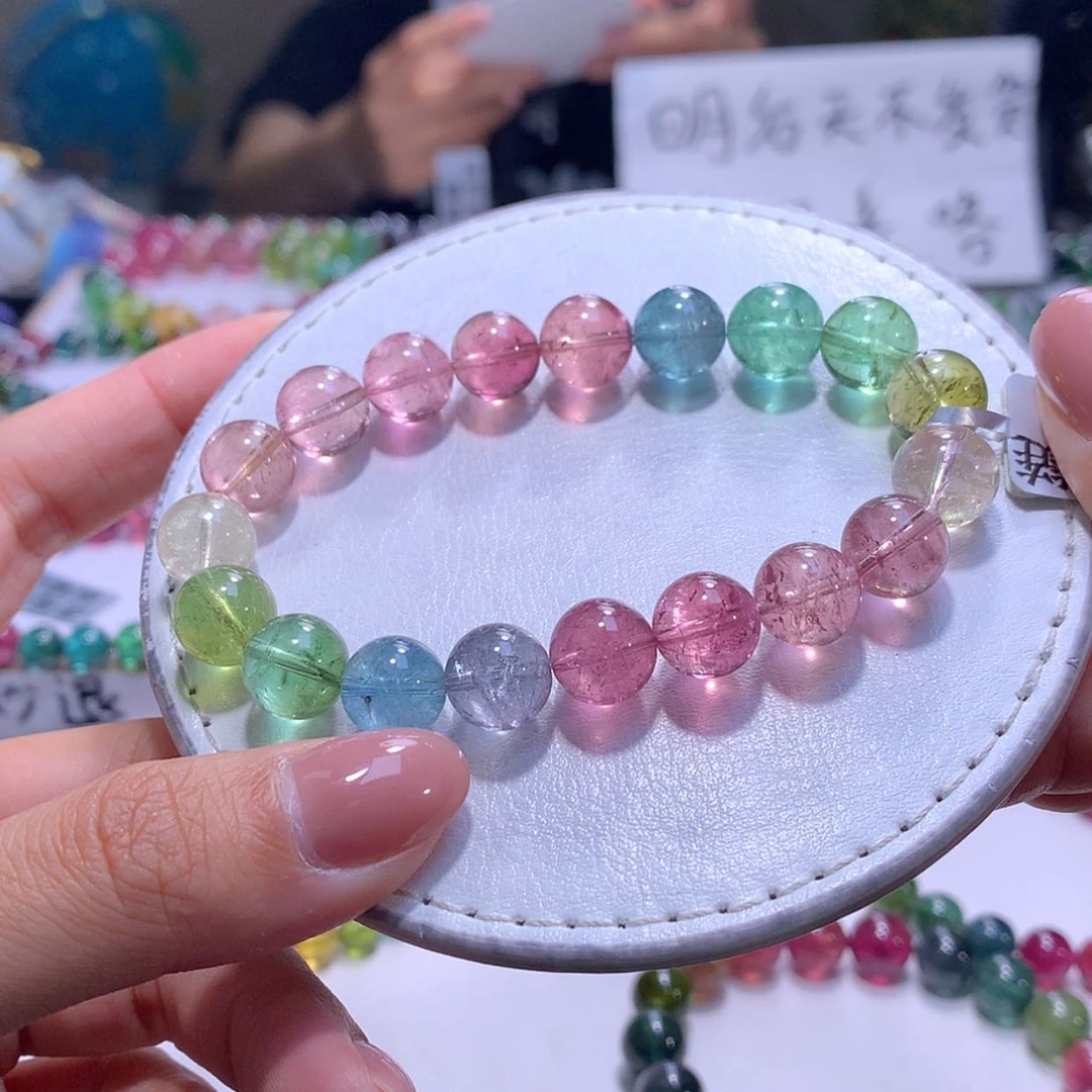 【闪购商品】未镶嵌手串碧玺10m