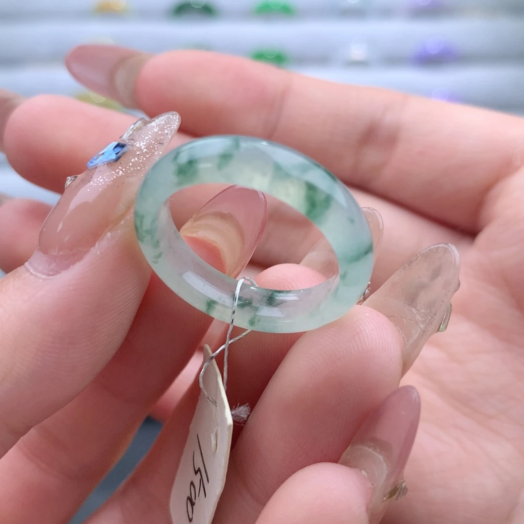 翡翠未镶嵌戒指17/18号