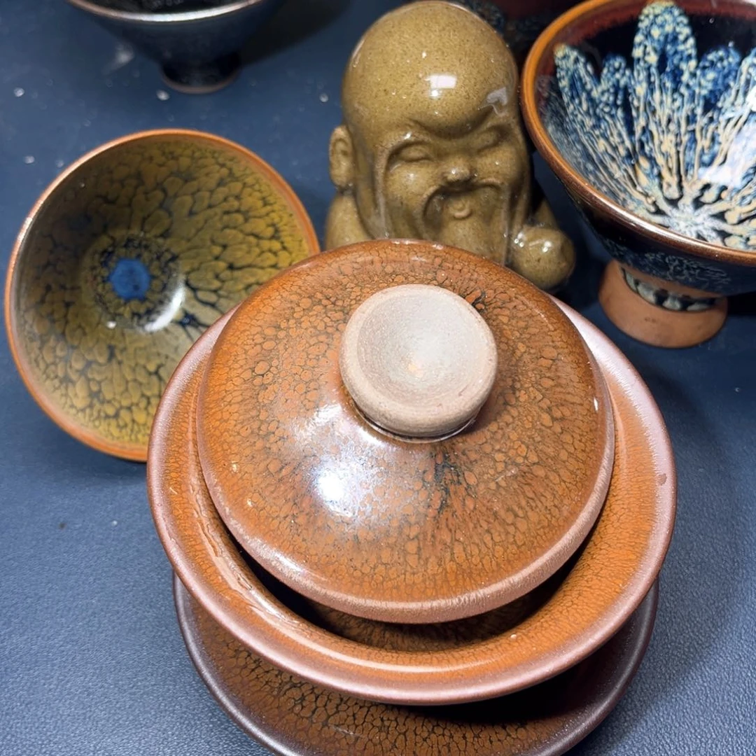 茶盏建盏手握泡茶主人吧