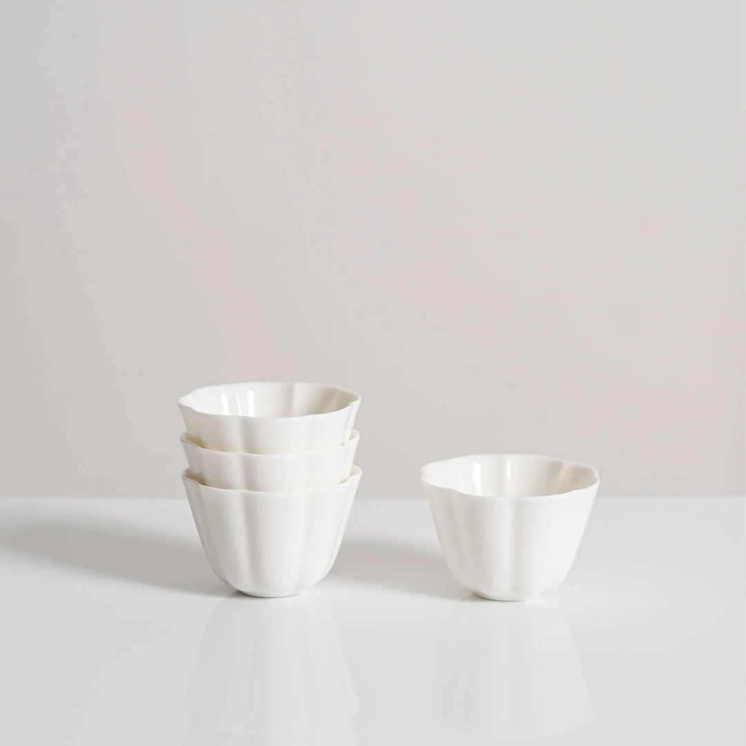 VANX梵星器皿 | 小花瓣杯品茗杯闻香杯简约便捷可爱家用茶具