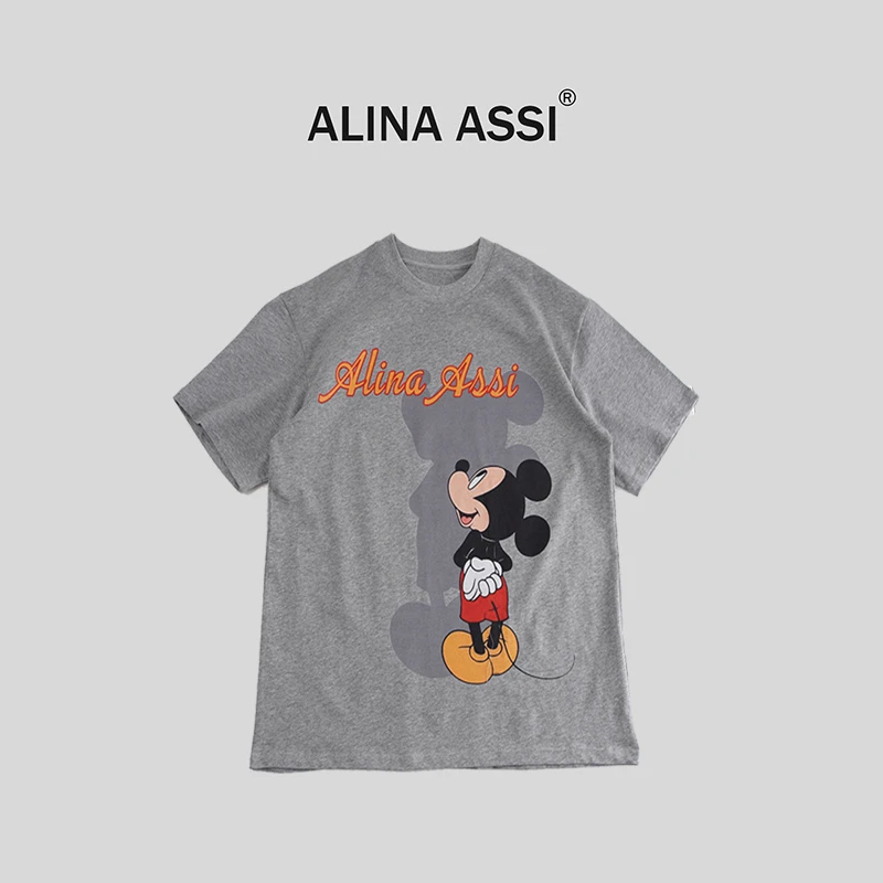 【大瑶家】2025春夏新款百搭时尚T恤简约显瘦短袖上衣W213