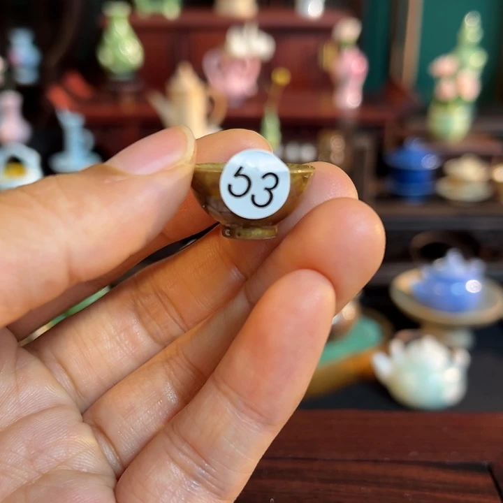 摆件微陶老王迷你花瓶