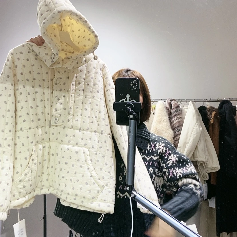 【闪购商品】碎花棉服