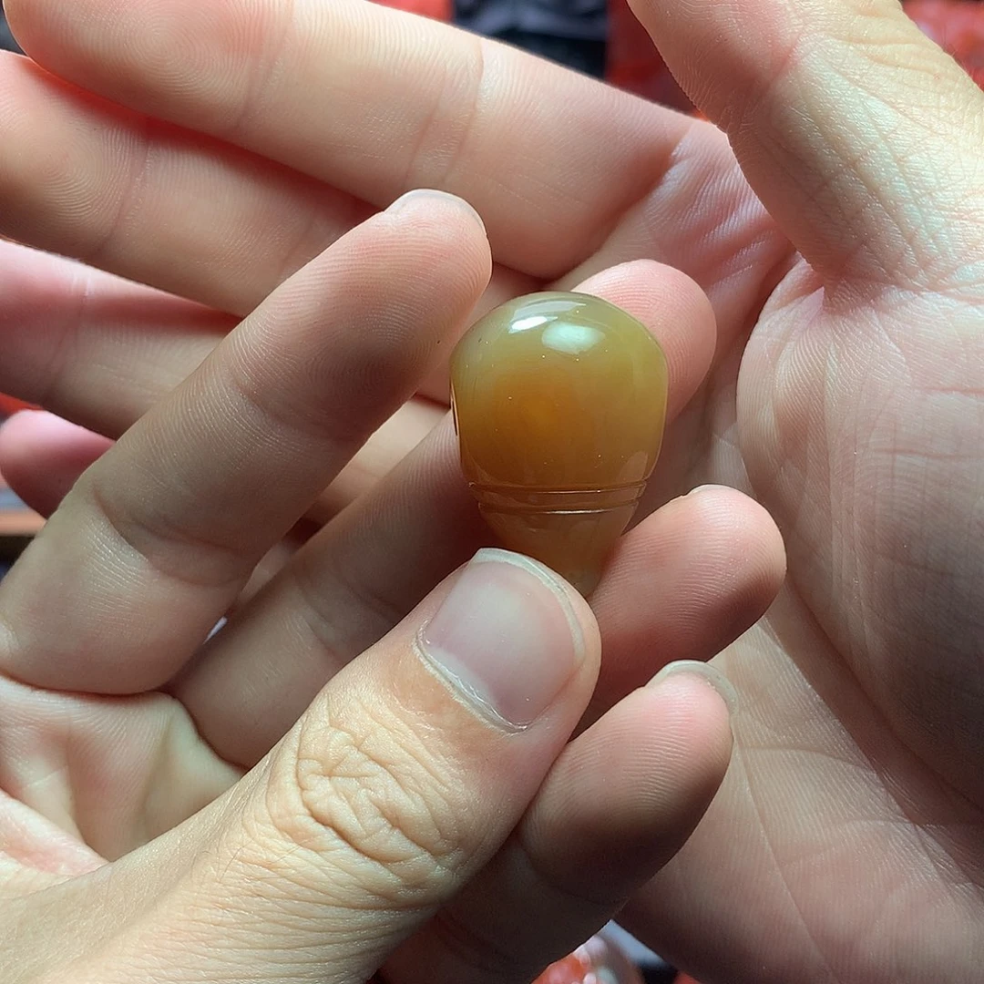 神***飞未镶嵌1南红玛瑙三通