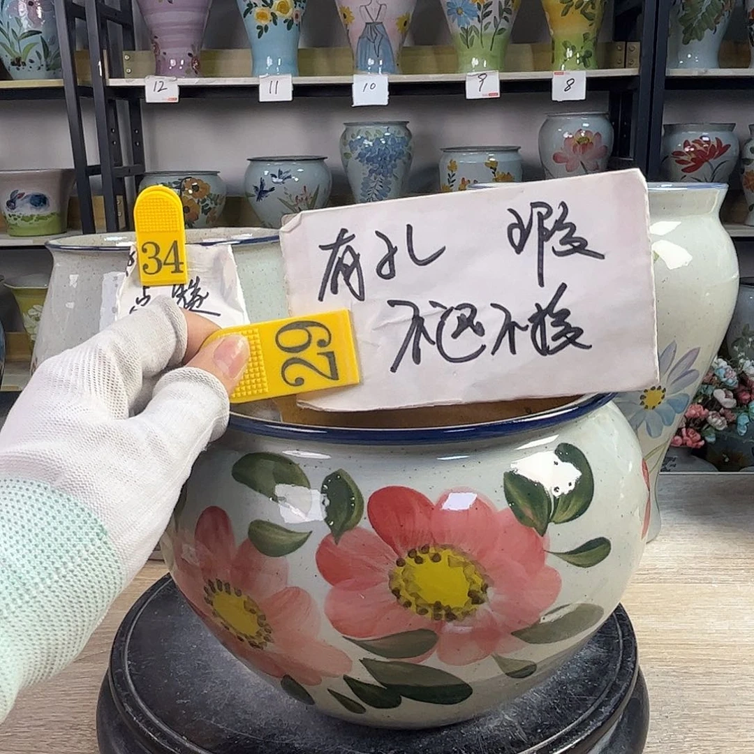 罐1tc景德镇陶瓷花盆