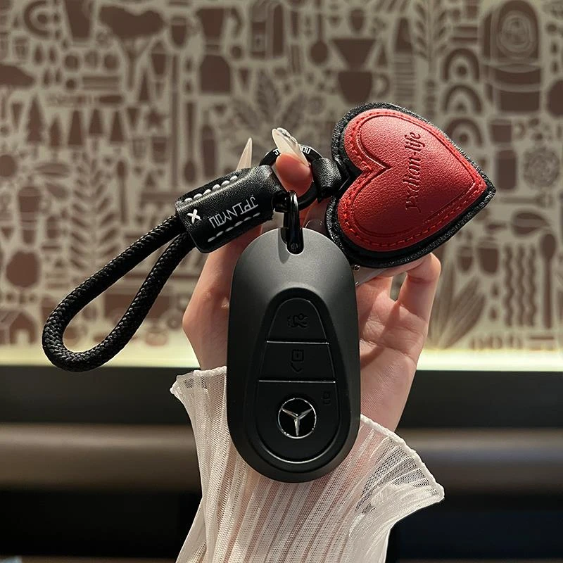 奔驰c260l钥匙套24款e300l车c200l高级 新款s级glc300l壳扣男女