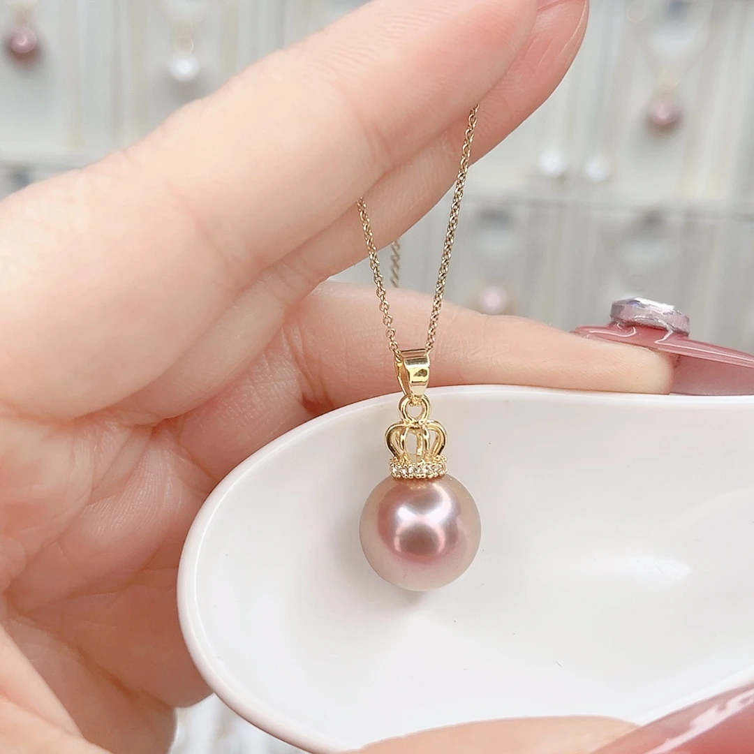 合金淡水珍珠吊坠(赠链)