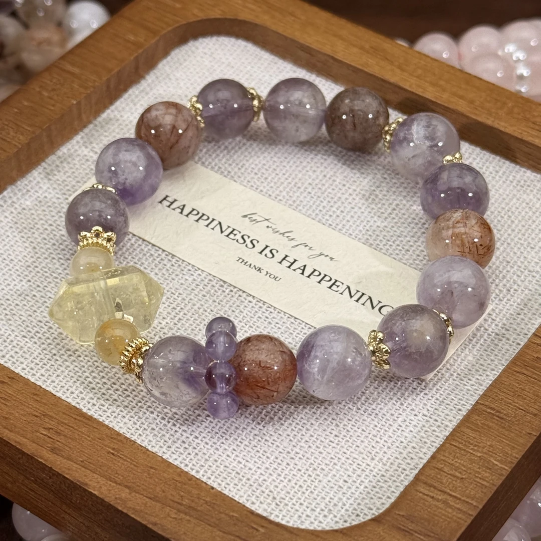 【紫气东来】天然水晶原创小众设计