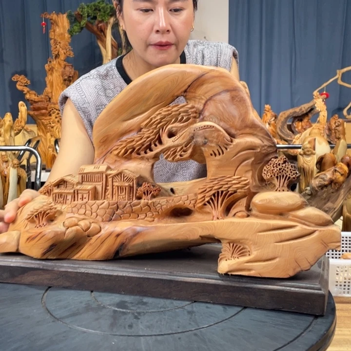 柏木（崖柏）随型摆件