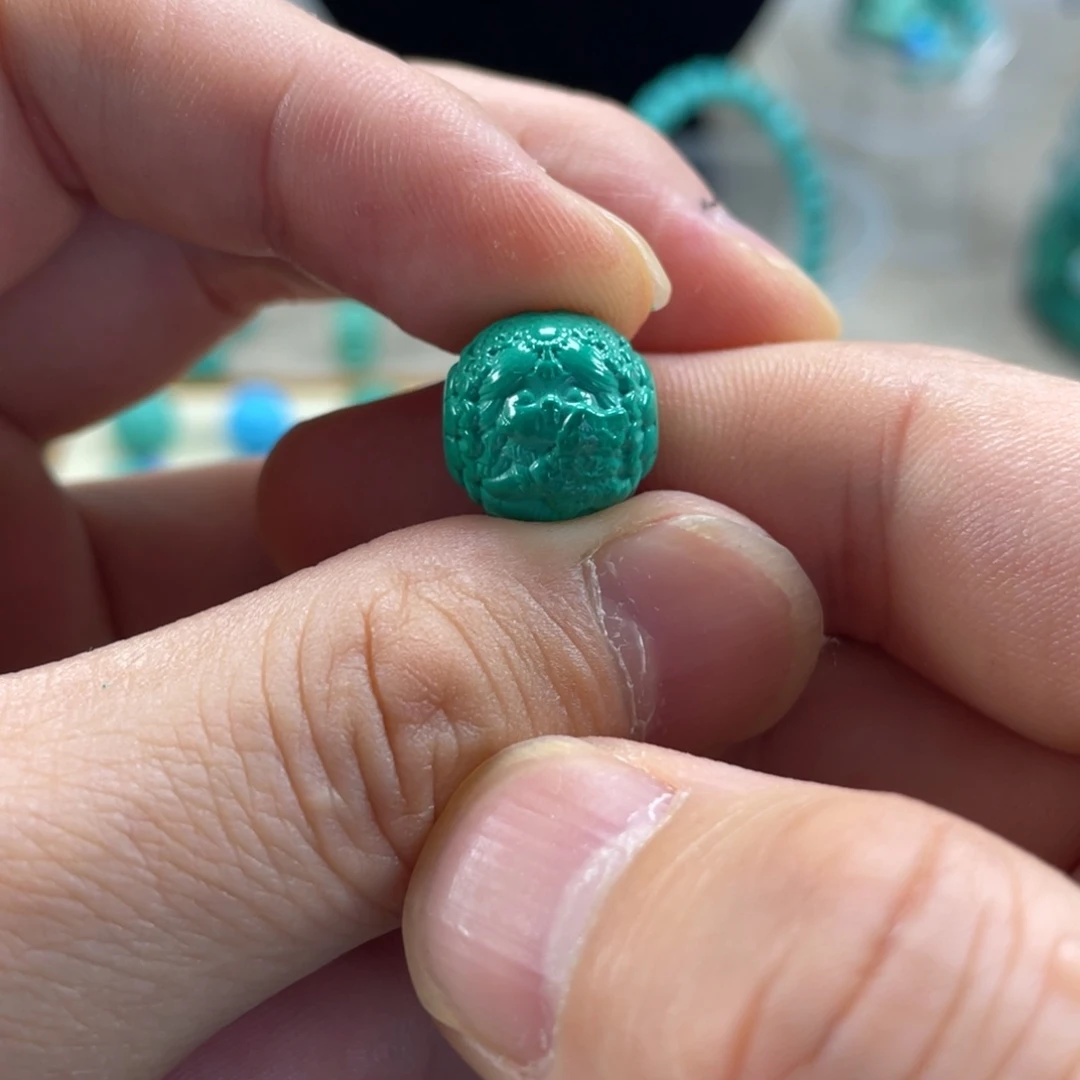 十堰手工雕刻配饰配珠，直径13