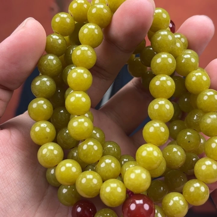 蛇纹石玉未镶嵌手链