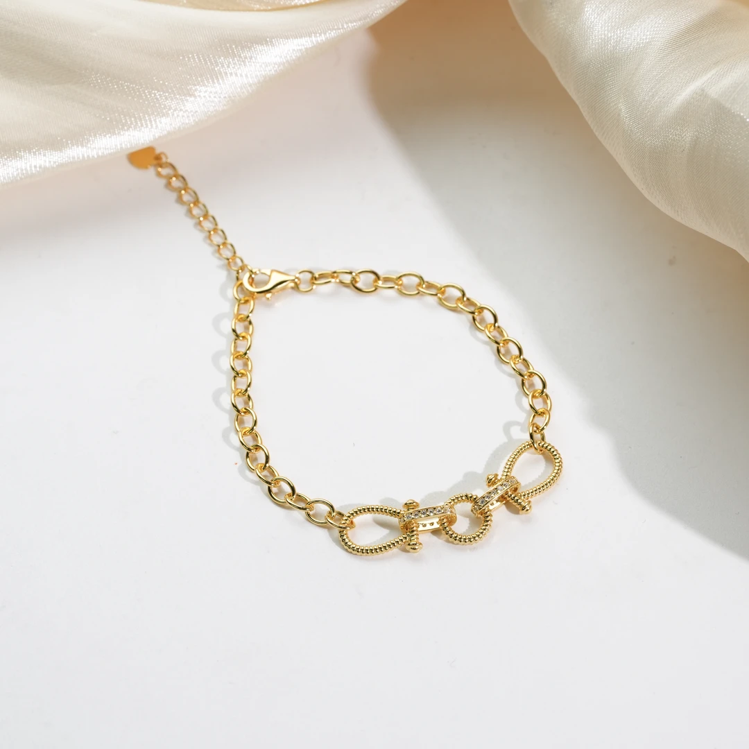 925银银制品 【小北珠宝】S925银手链4-DP53X199