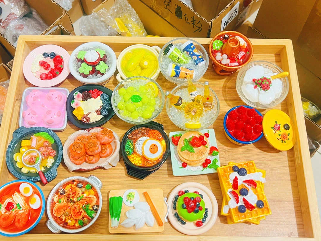 【A001-A100清货对应编号下单】清货3D立体真食玩冰箱贴