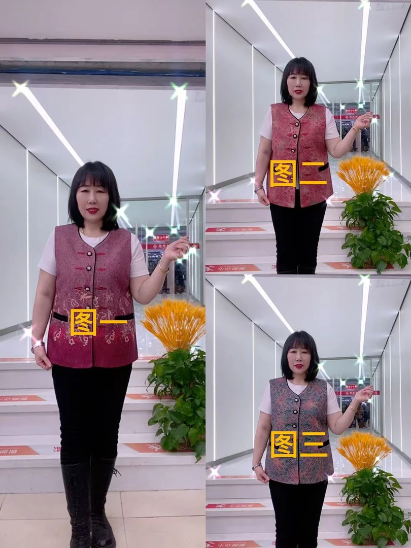 妈妈装马甲中老年女春秋外套老太太坎肩休闲背心