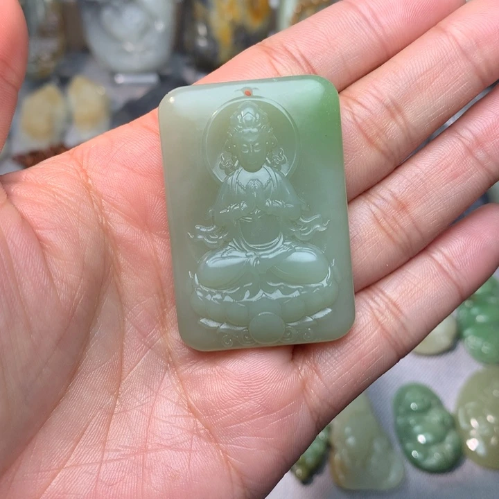 和田玉挂件未镶嵌起***晨