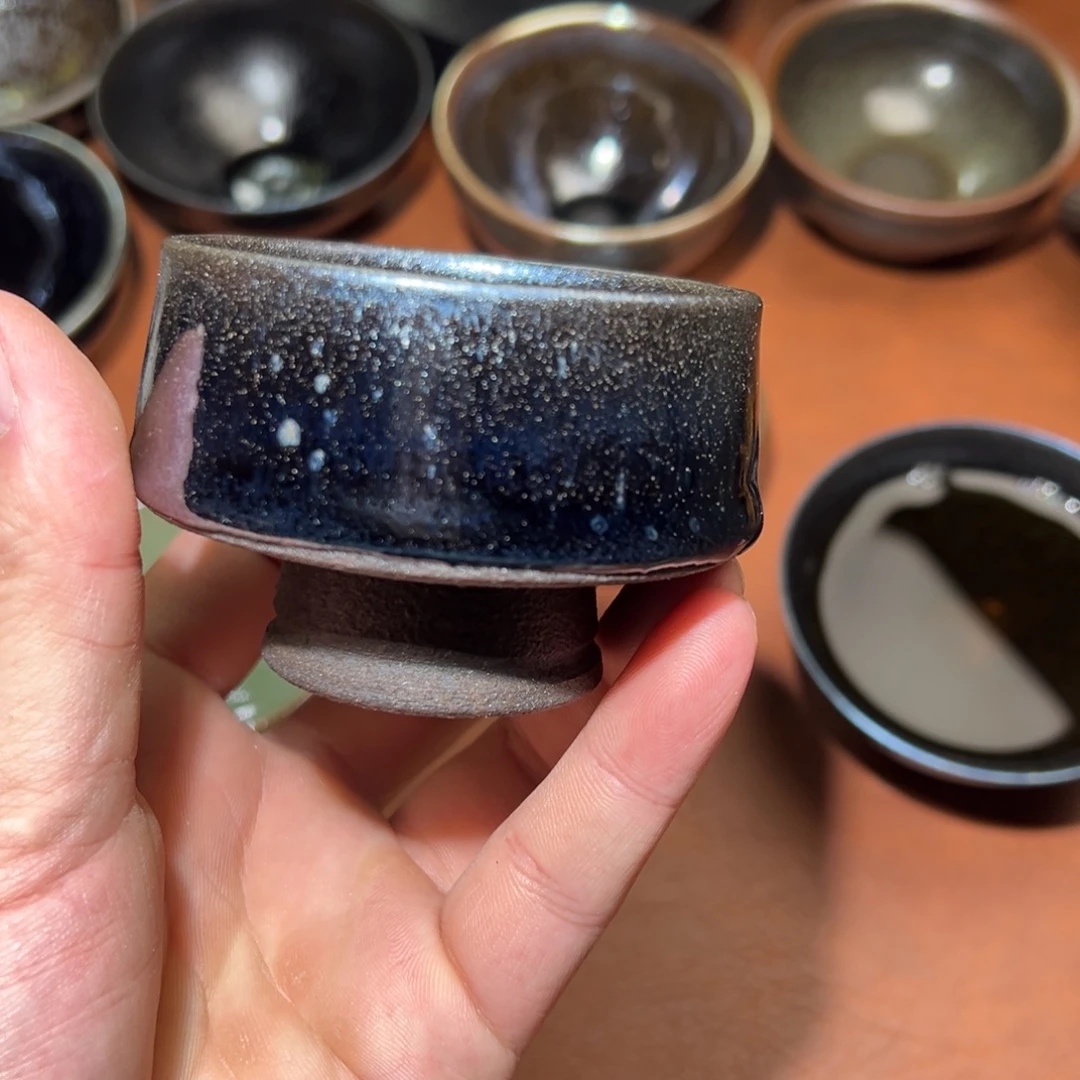 茶盏柴烧主人杯建窑建盏茶盏