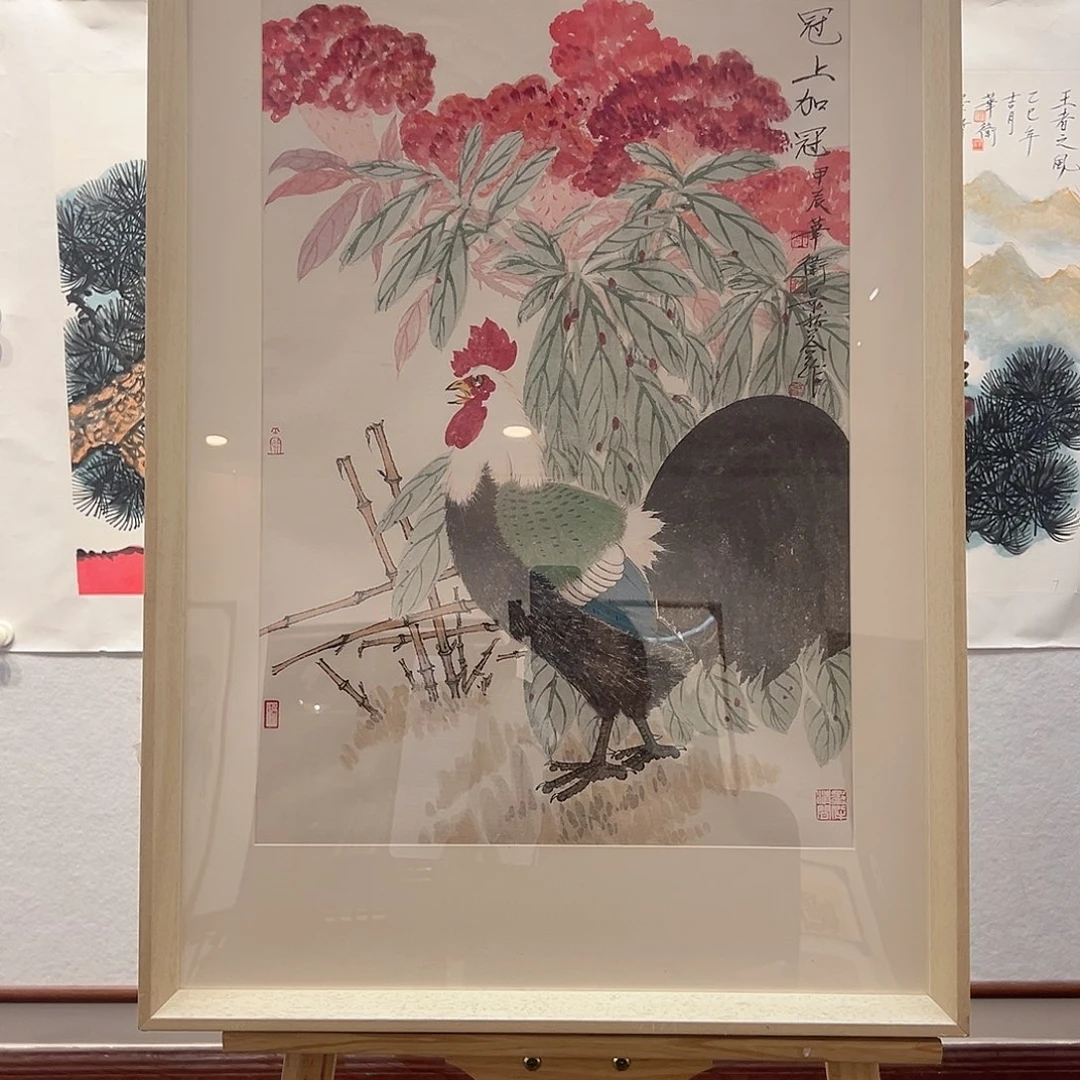 国画郭华卫崔～景哲国画作品