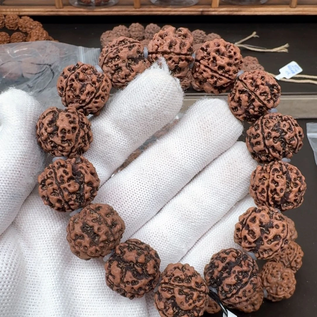 金刚菩提手串19红皮四瓣