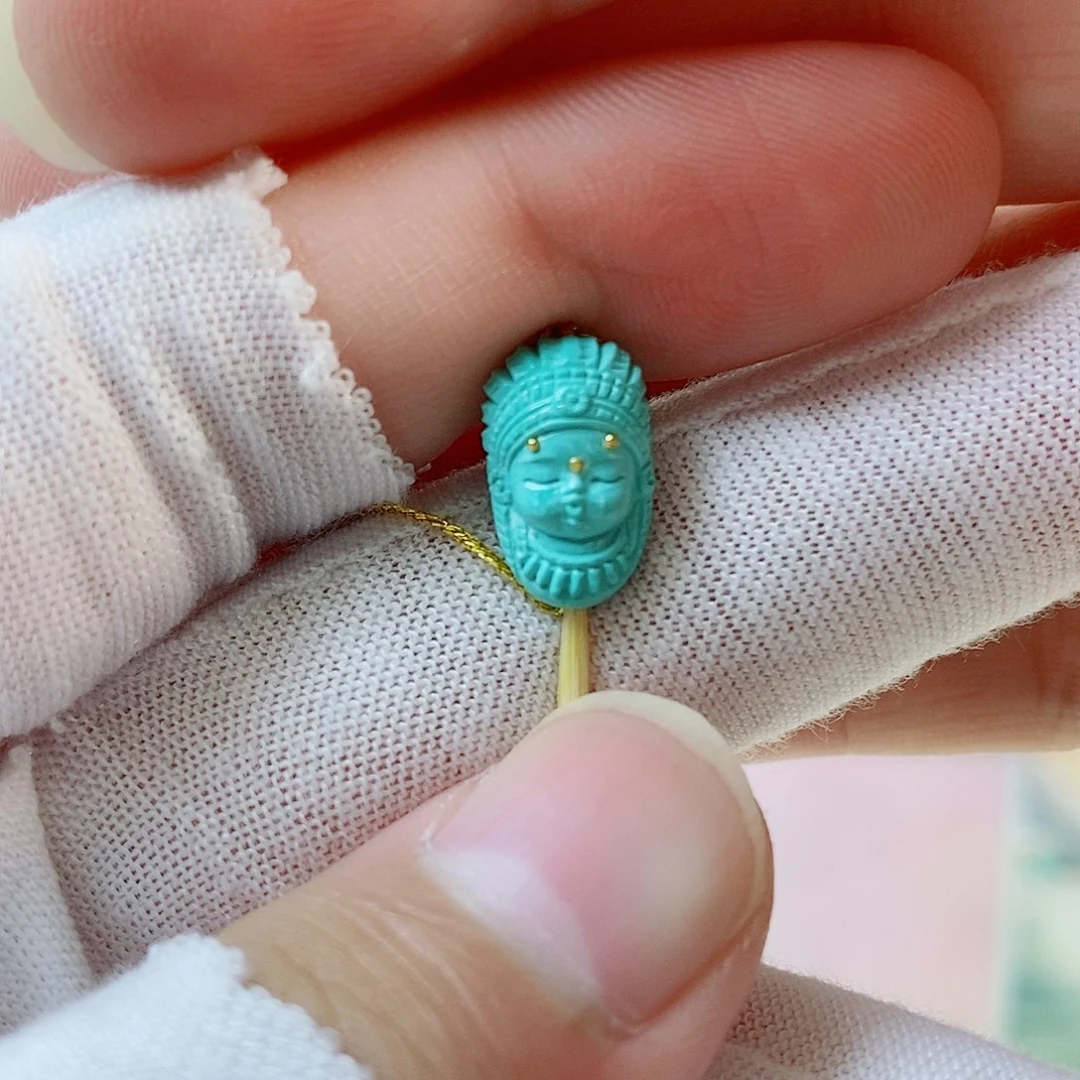 未镶嵌绿松石珠宝奇石