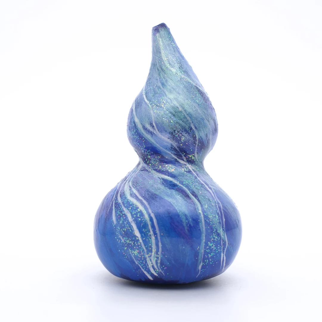 王甜心葫芦摆件《枫》艺术石膏作品，手工绘制，仅一件