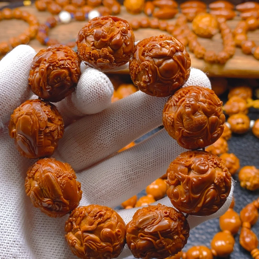 手串/手链橄榄核许忠英2.55风景八仙