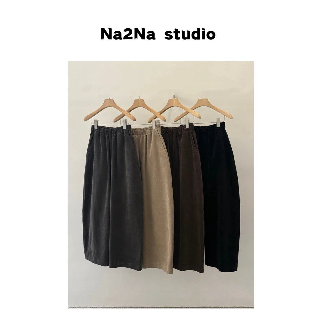 Na2Na 东大门 m家三色灯芯绒裤（No退换）