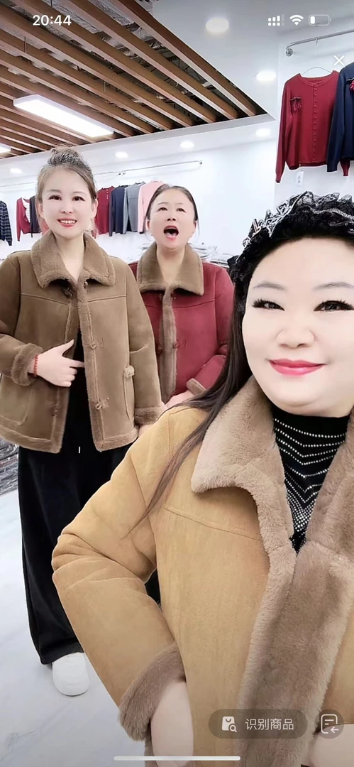 女士加绒加厚外套32-A135