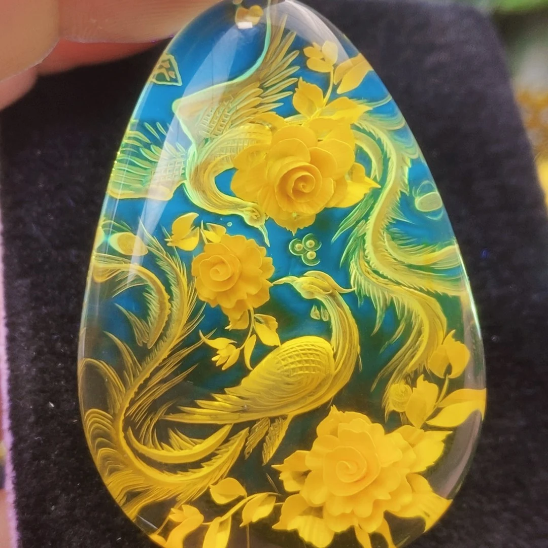 【闪购商品】金珀吊坠(不含链)未镶嵌