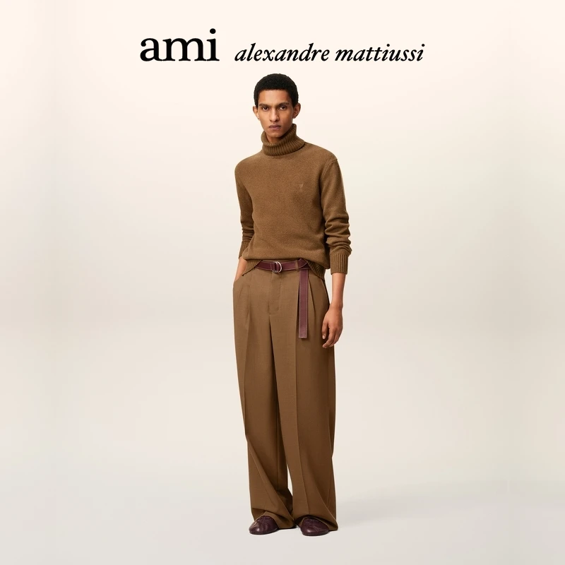 【琥珀流光】AMIPARIS男士轻质羊毛西装裤HTR812.WV0066