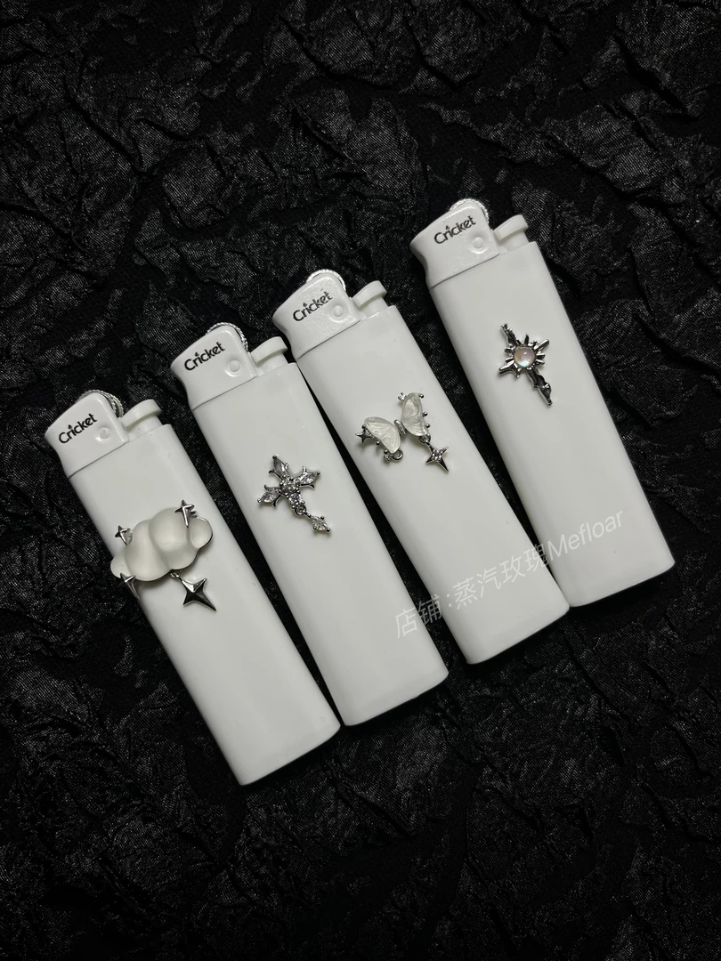 【蒸汽玫瑰】cricket草蜢手作打火机diy一次性砂轮女生金属男生礼物