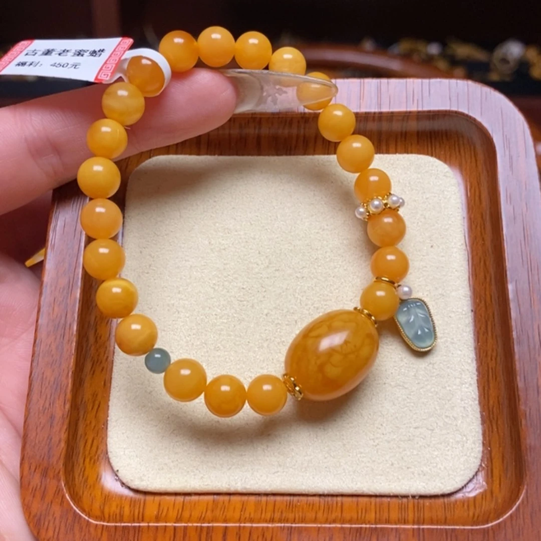 【闪购商品】蜜蜡手链未镶嵌手串