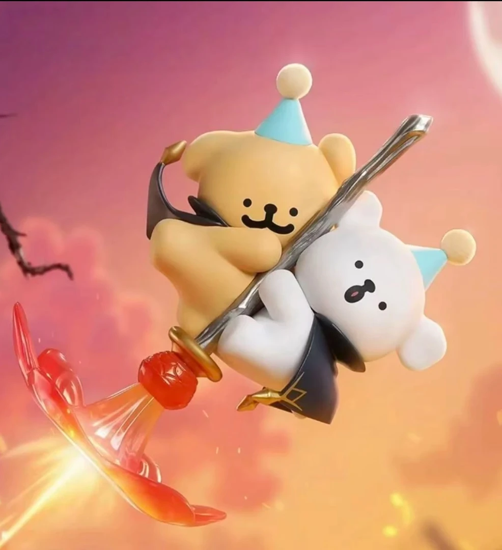 魔法探险队玩乐主义线条小狗可爱桌面摆件